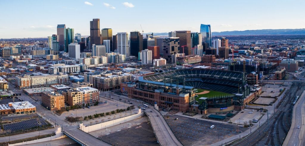 Stadtzentrum von Denver
